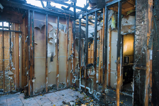 Professional Emergency Fire Cleanup technician working in Beaver, OK